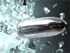 Bullet thru glas